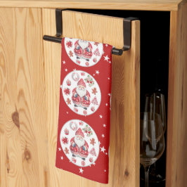 Skandinavier Santa Claus Red Geschirrtuch