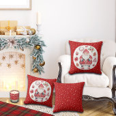 Skandinavier Santa Claus Red Kissen