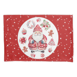Skandinavier Santa Claus Red Kissenbezug