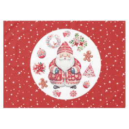 Skandinavier Santa Claus Rotes Medium Tischdecke