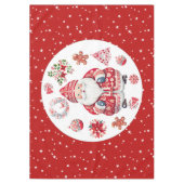 Skandinavier Santa Claus Rotes Medium Tischdecke (Vorderseite)