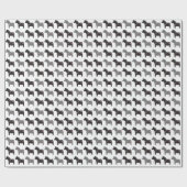 Skandinavier Schwedischer Dala Horse Geschenkpapie Geschenkpapier (Flach)