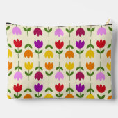 Skandinavier Stilcol auf Crm Blume Muster Zubehörtasche (Rückseite)