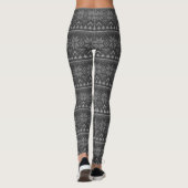 Skandinavier, Strickende Leggings (Rückseite)
