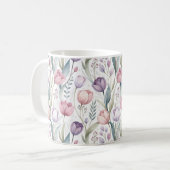 Skandinavier Tulip Blumenmuster Kaffeetasse (Vorderseite Links)
