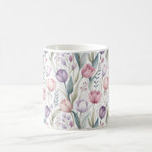 Skandinavier Tulip Blumenmuster Kaffeetasse (Mittel)