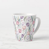 Skandinavier Tulip Blumenmuster Milchtasse (Rechte Ecke)