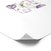 Skandinavier Tulip Blumenmuster Poster (Ecke)