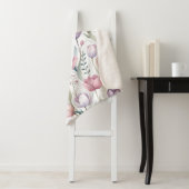 Skandinavier Tulip Blumenmuster Sherpadecke (Beispiel)