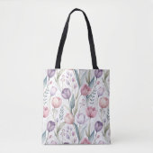 Skandinavier Tulip Blumenmuster Tasche (Vorderseite)