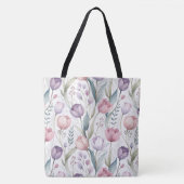 Skandinavier Tulip Blumenmuster Tasche (Vorderseite)