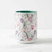 Skandinavier Tulip Blumenmuster Tasse (Zentrum)