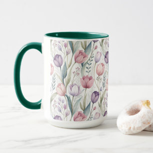 Skandinavier Tulip Blumenmuster Tasse