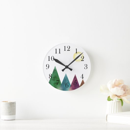 Skandinavier Wall Clock Runde Wanduhr (Zuhause)