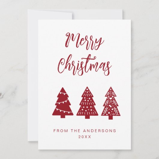 Skandinavier Weihnachtsfeiertag Feiertagskarte (Vorderseite)