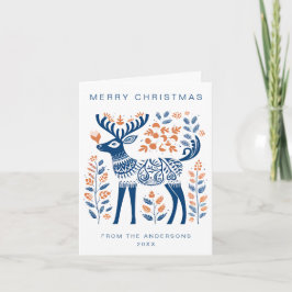 Skandinavier Weihnachtsfeiertag Karte