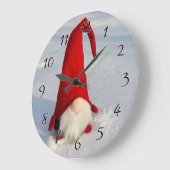Skandinavier Weihnachtsgenom Große Wanduhr (Winkel)