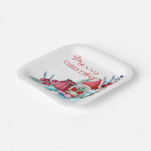 Skandinavier Weihnachtsgenom Pappteller (Gewinkelt)