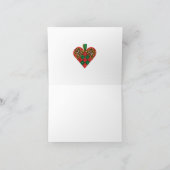 Skandinavier Xmas Gott Jul Falten Grußkarte 2 Karte (Innenseite)