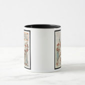 Skandinaviergott Tyr, der seine Hand zum Tasse (Zentrum)