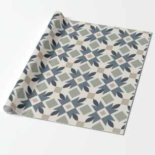 Skandinavisch Geometrisch Modern Nordisch Mitte de Geschenkpapier