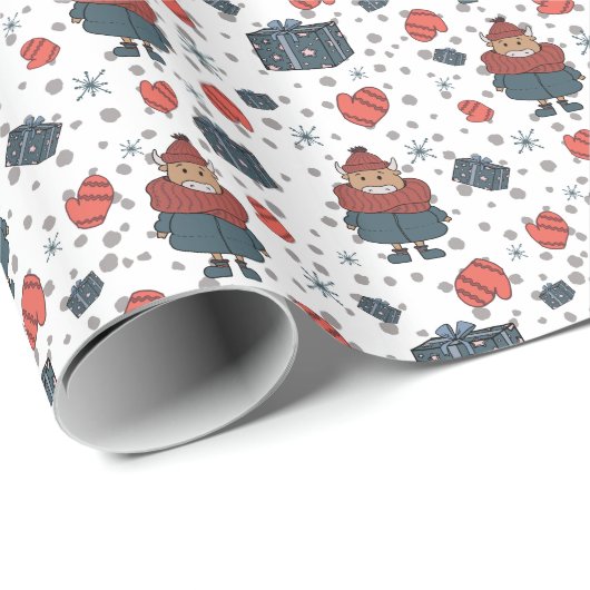 skandinavisch geschenkpapier (Rolleneckpunkt)