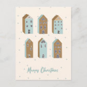 Skandinavisch inspiriert Weihnachten Postkarte. be (Vorderseite)