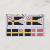 Skandinavisch kennzeichnet, von einem visitenkarte (Rückseite)