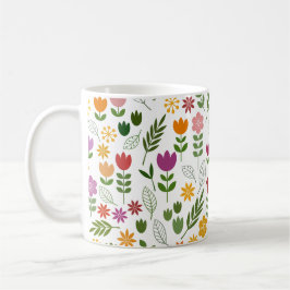 Skandinavische Art-Flora u. Fauna-großes Muster Kaffeetasse