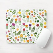 Skandinavische Art-Flora u. Fauna-großes Muster Mousepad (Mit Mouse)