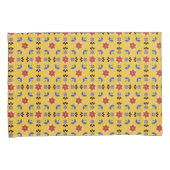 Skandinavische Art-geometrisches Blumenmuster Kissenbezug (Vorderseite-Rechts)