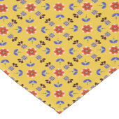 Skandinavische Art-geometrisches Blumenmuster Kurzer Tischläufer (Ecke)