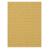 Skandinavische Art-geometrisches Blumenmuster Tischdecke (Vorderseite)