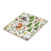 Skandinavische Art-Illustrationen auf Creme Fliese (Seite)