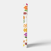 Skandinavische Blume Großes Muster Case-Mate iPhone Hülle (Rückseite / Rechts)