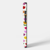 Skandinavische Blume Großes Muster Case-Mate iPhone Hülle (Rückseite / Links)