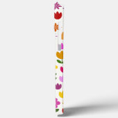 Skandinavische Blume Großes Muster Case-Mate iPhone Hülle (Rückseite / Links)