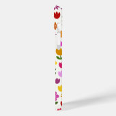 Skandinavische Blume Großes Muster Case-Mate iPhone Hülle (Rückseite / Links)