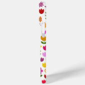 Skandinavische Blume Großes Muster Case-Mate iPhone Hülle (Rückseite / Links)