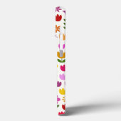 Skandinavische Blume Großes Muster Case-Mate iPhone Hülle (Rückseite / Links)