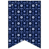 Skandinavische Blume Schmetterlinge Wimpelkette (Zweite Fahne)