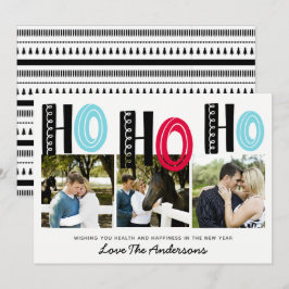 Skandinavische Briefe Weihnachtsfotografie Collage Einladung