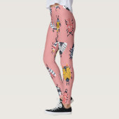 Skandinavische Bugs Beetles Childish Muster Leggings (Links)