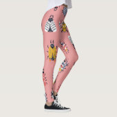 Skandinavische Bugs Beetles Childish Muster Leggings (Rechts)