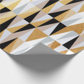 skandinavische Design Dreiecke nahtlos Muster vin Geschenkpapier (Ecke)