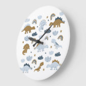 Skandinavische Dinosaurier, Sterne, Regenbögen, Il Große Wanduhr (Winkel)