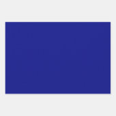 Skandinavische Ditsy Winter Navy & Gold Retro Ogee Geschenkpapier Set (Vorderseite 2)