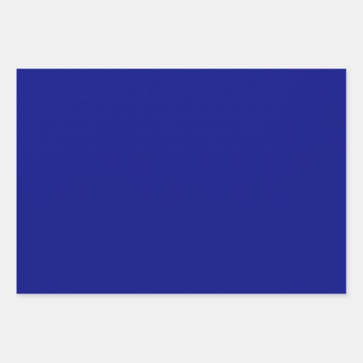 Skandinavische Ditsy Winter Navy & Gold Retro Ogee Geschenkpapier Set (Vorderseite 2)