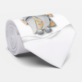 Skandinavische Dumbs Up Gnome and Snow Drives Krawatte