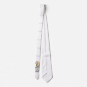 Skandinavische Dumbs Up Gnome and Snow Drives Krawatte (Rückseite)